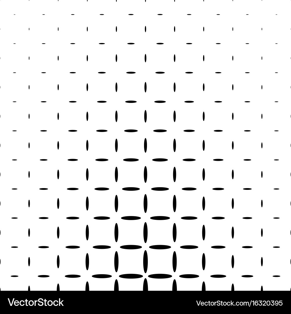 Monochromatic ellipse pattern background vector image