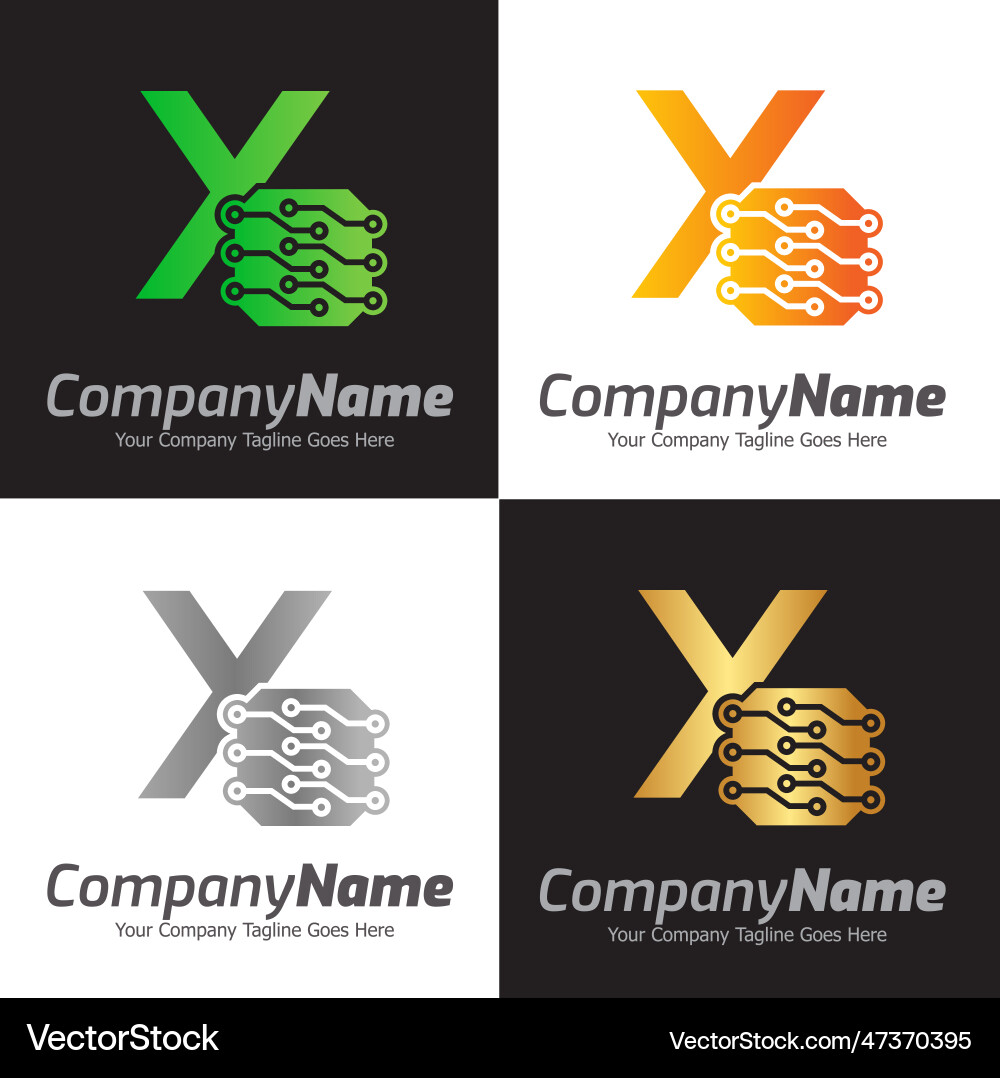 Programming code and technology logo template Vector Image