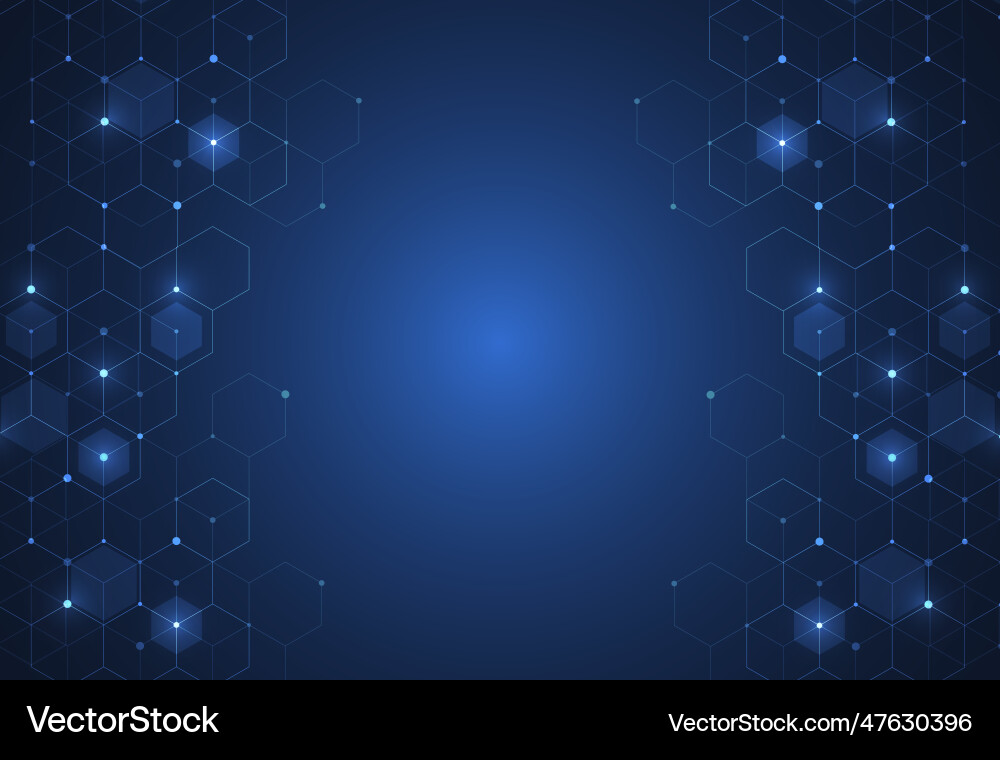 Abstract science template technology lines Abstract science template technology lines vector image