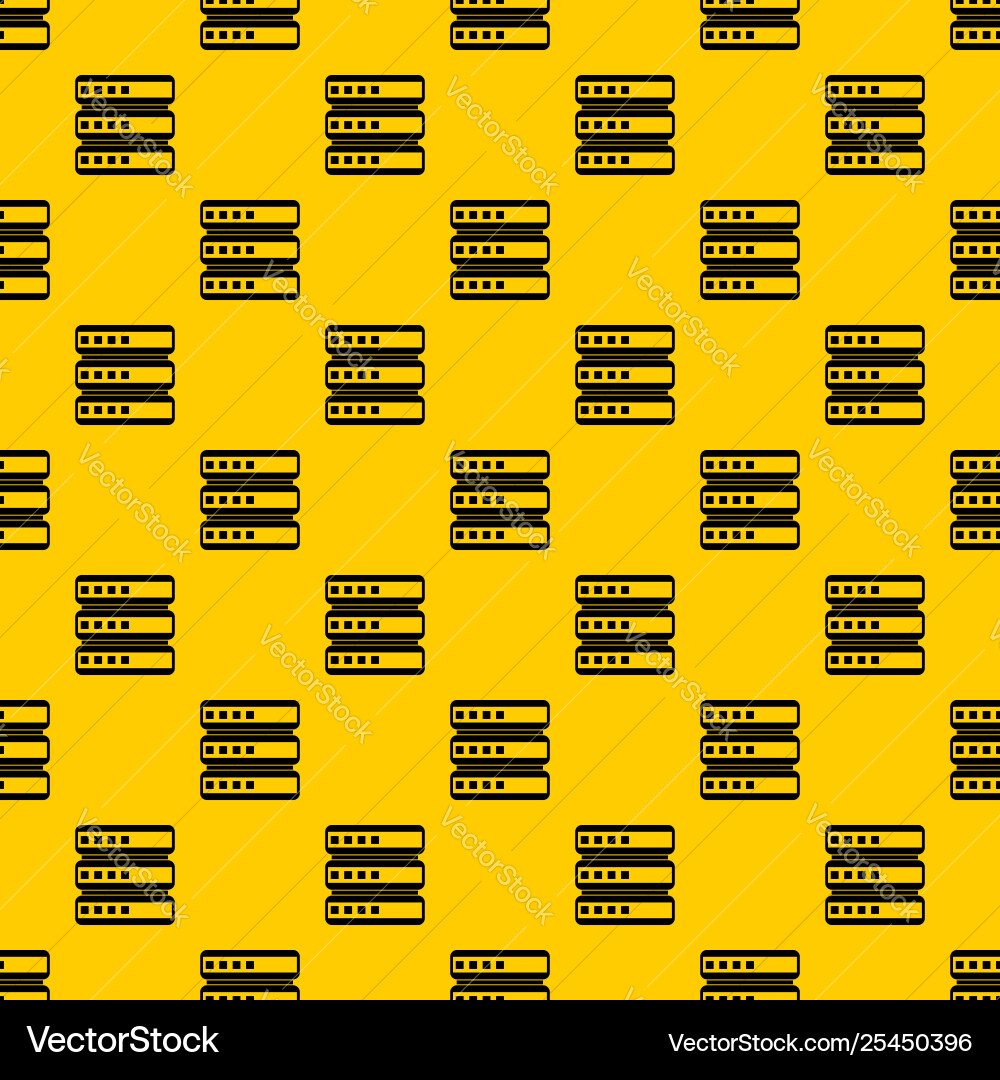 Database pattern Database pattern vector image