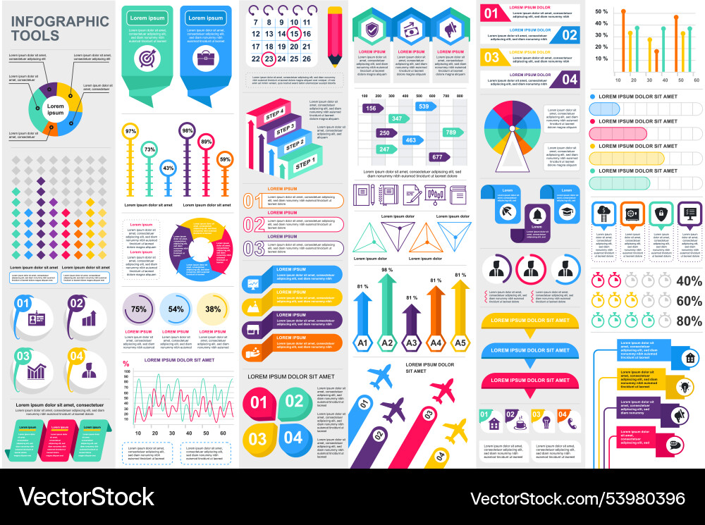 Infographic elements data visualization design Infographic elements data visualization design Vector Image