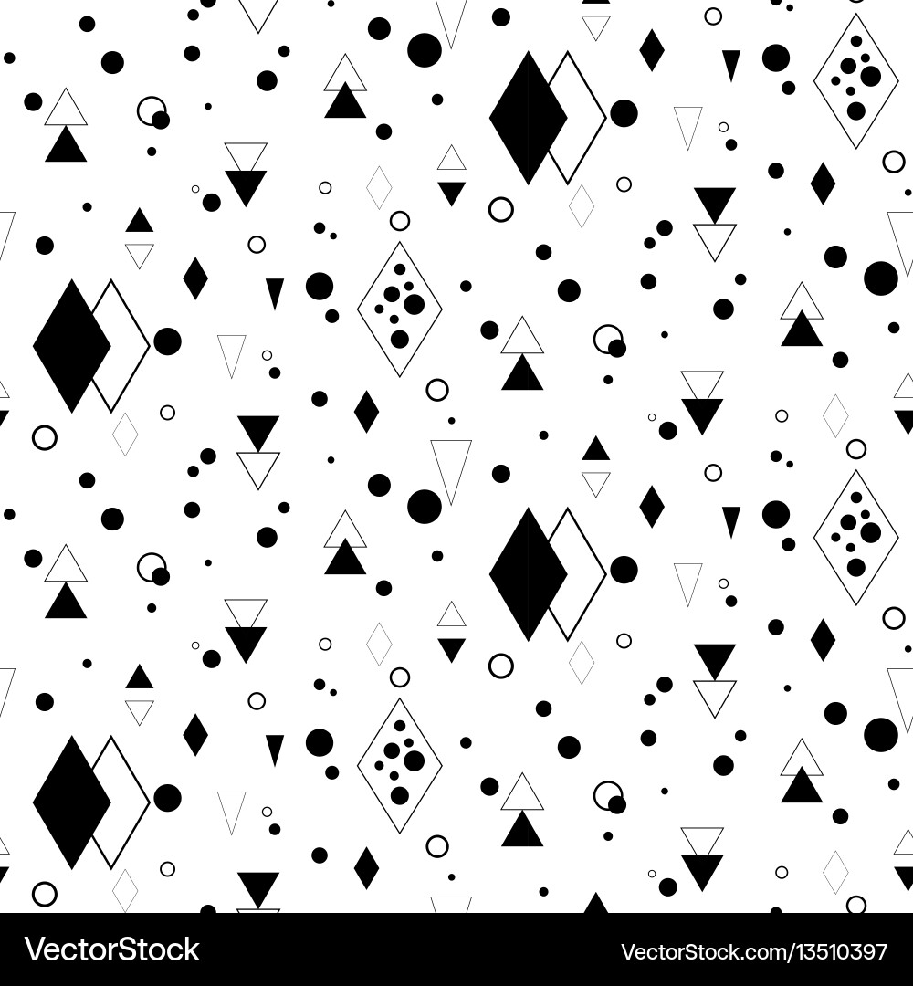 Geometric Triangle Pattern vector image