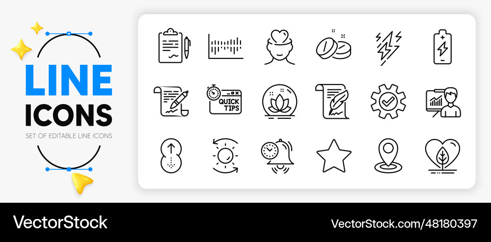 Location swipe up and service line icons for web Location swipe up and service line icons for web vector image