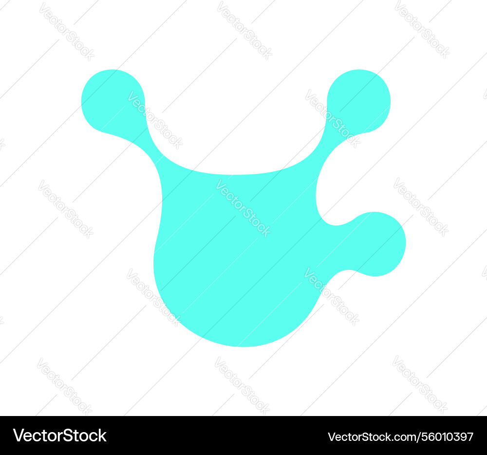 Y2k blob metaball pattern vector image