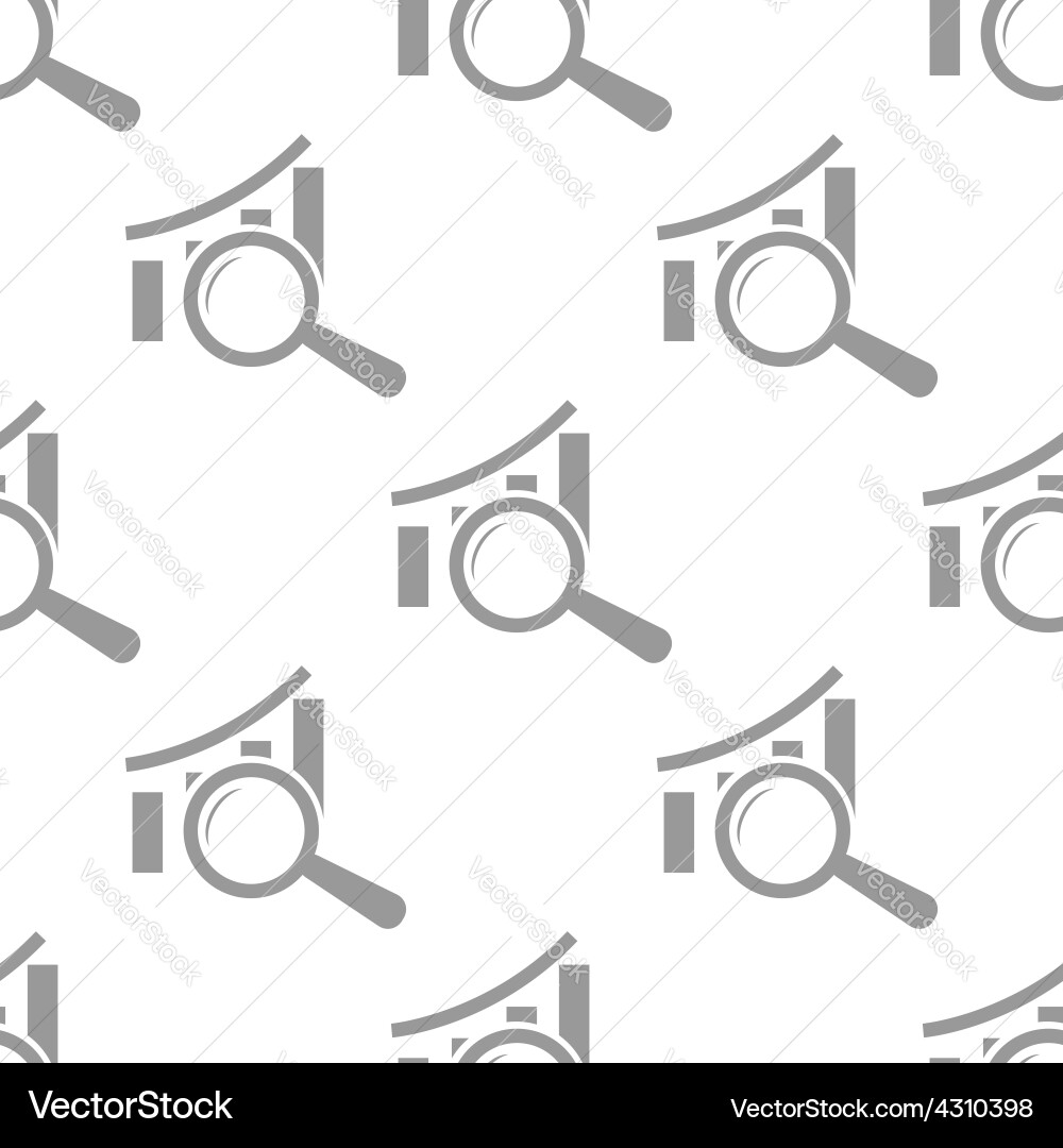 New graph scan seamless pattern vector image