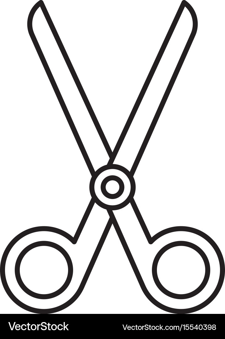 Scissors icon image vector image