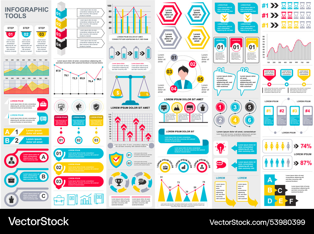 Infographic elements data visualization design Infographic elements data visualization design Vector Image