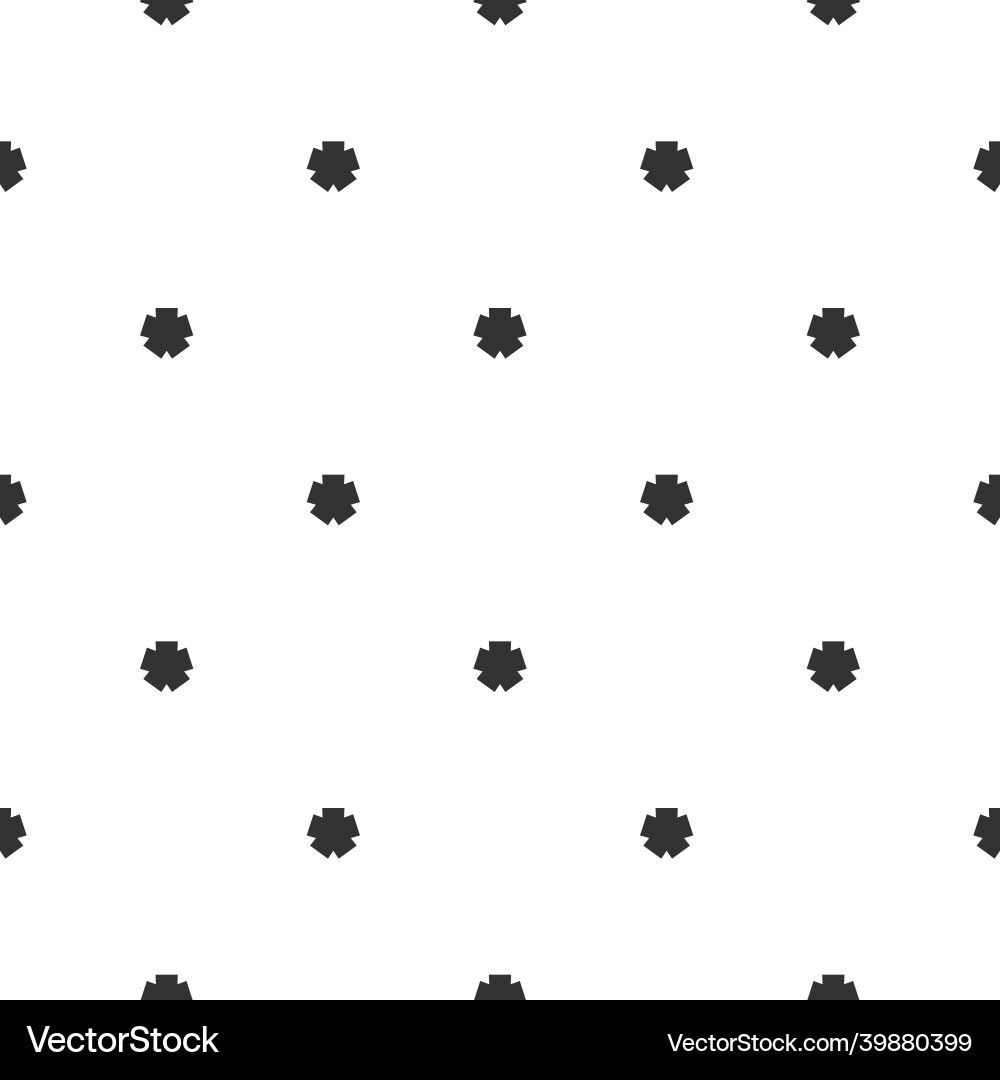Seamless pattern with black line star or asterisk Seamless pattern with black line star or asterisk vector image