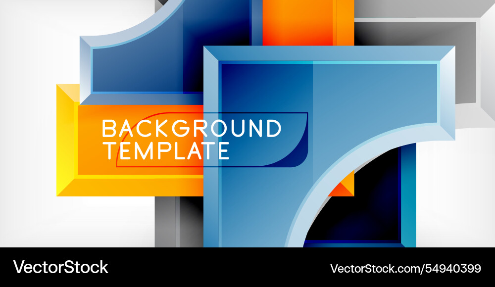 Square arrow shapes with round elements Square arrow shapes with round elements vector image