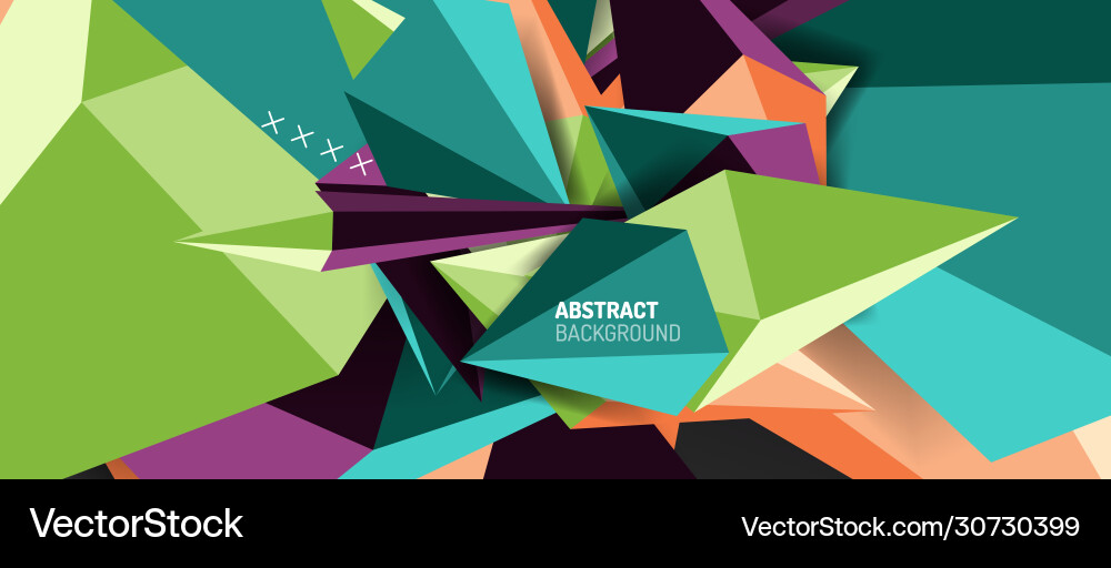 Trendy simple triangle abstract background Vector Image