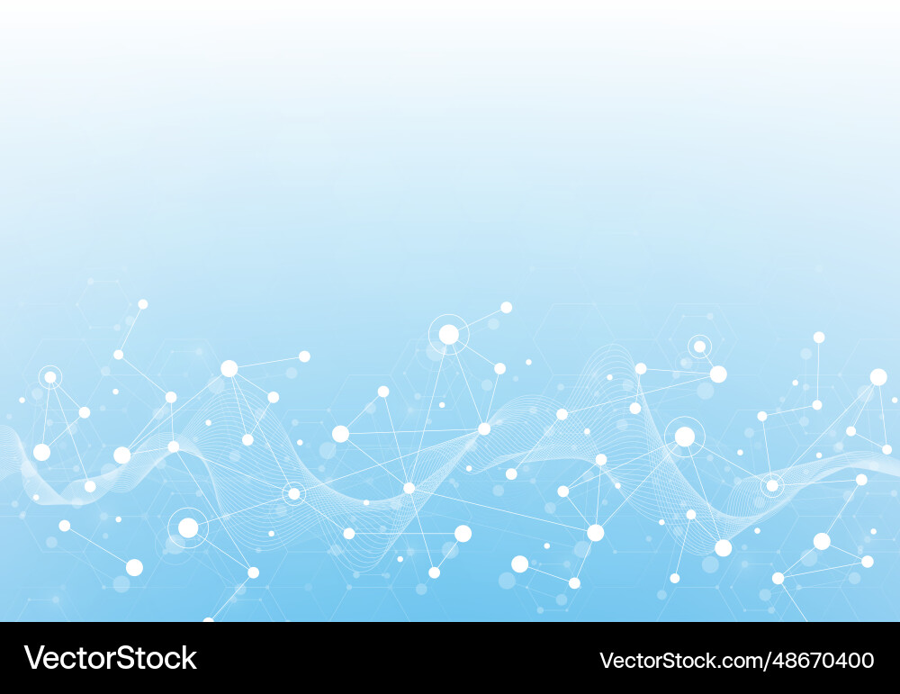 Abstract science template technology lines Abstract science template technology lines vector image
