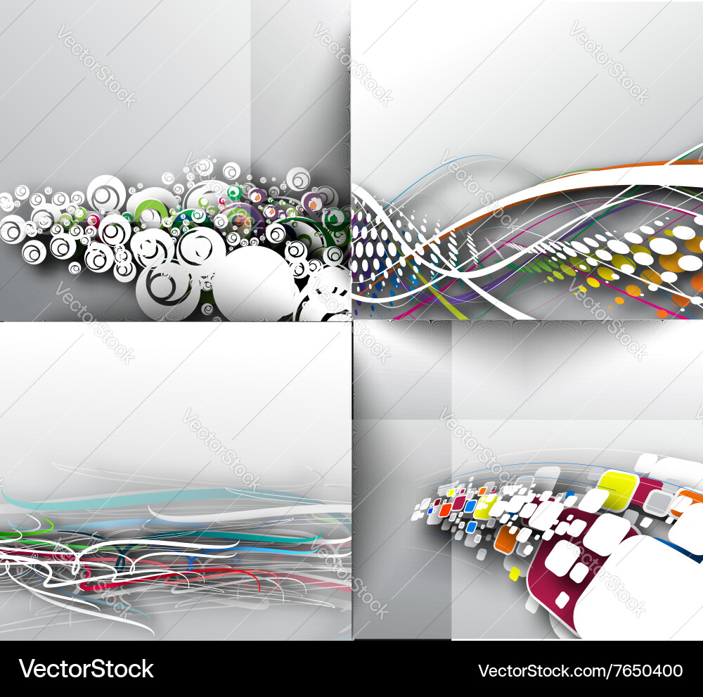 Dynamic Geometric Mosaic Pattern Vector Image