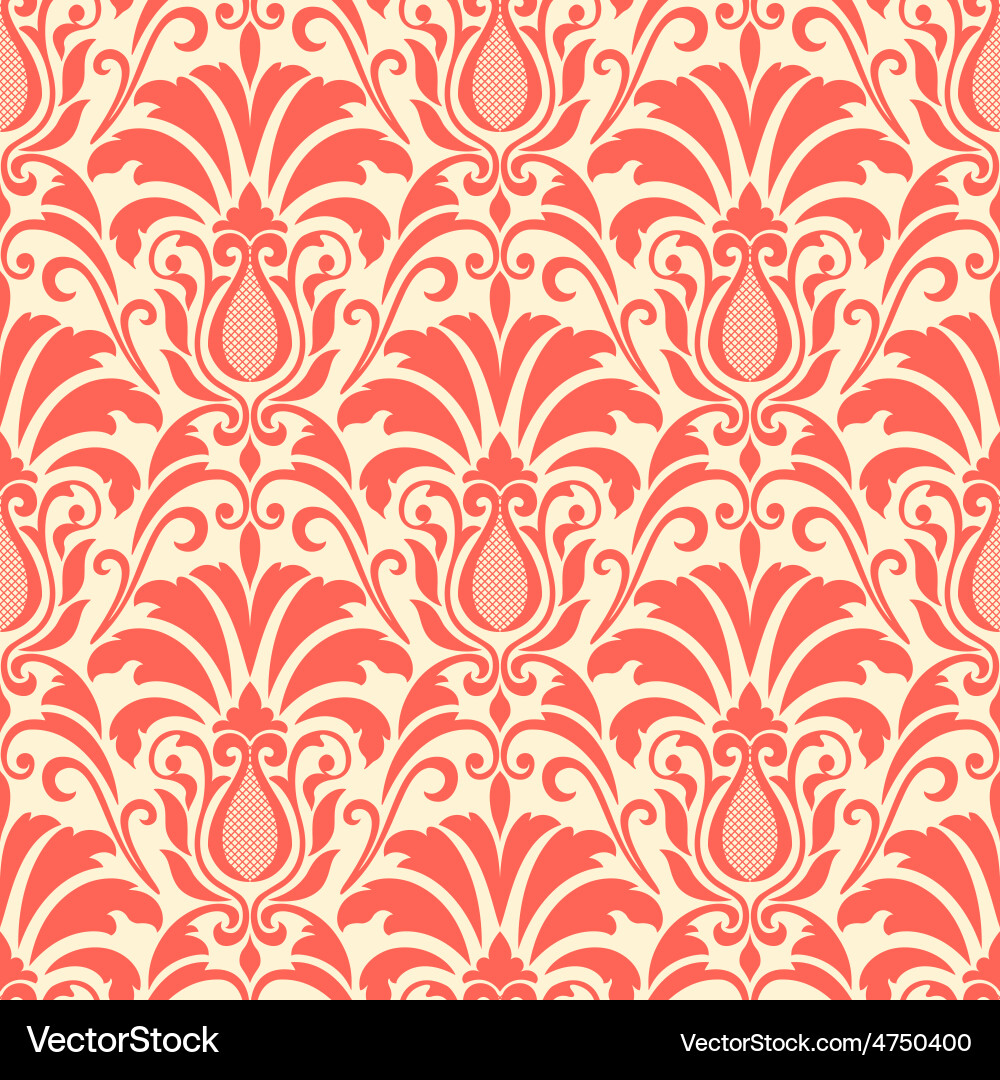 Elegant Damask Pattern vector image
