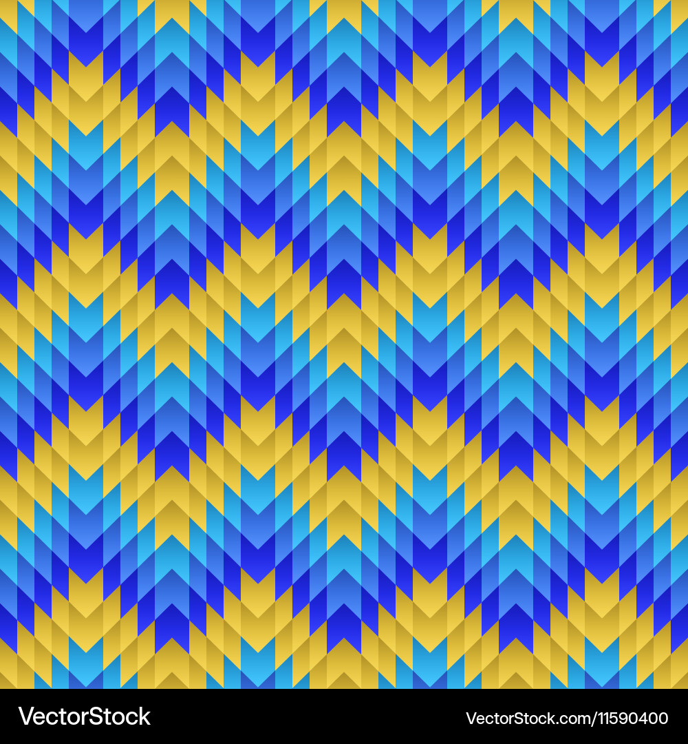 Geometric Aztec Pattern Vector Image