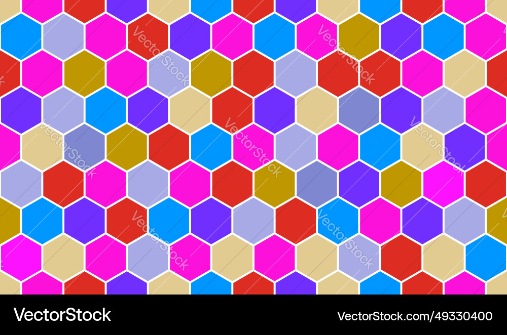 Honeycomb pattern for design vector image