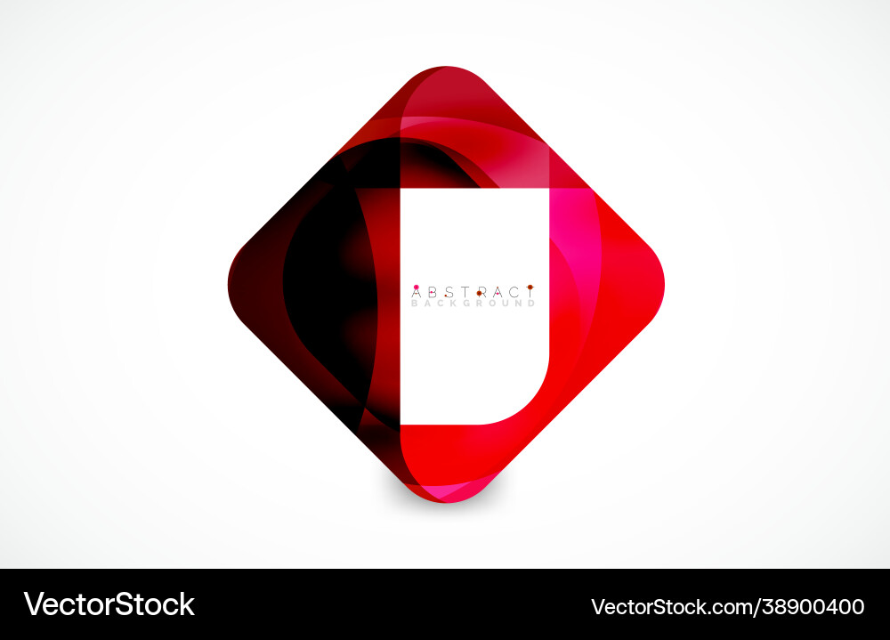 Minimal background abstract square shape Vector Image