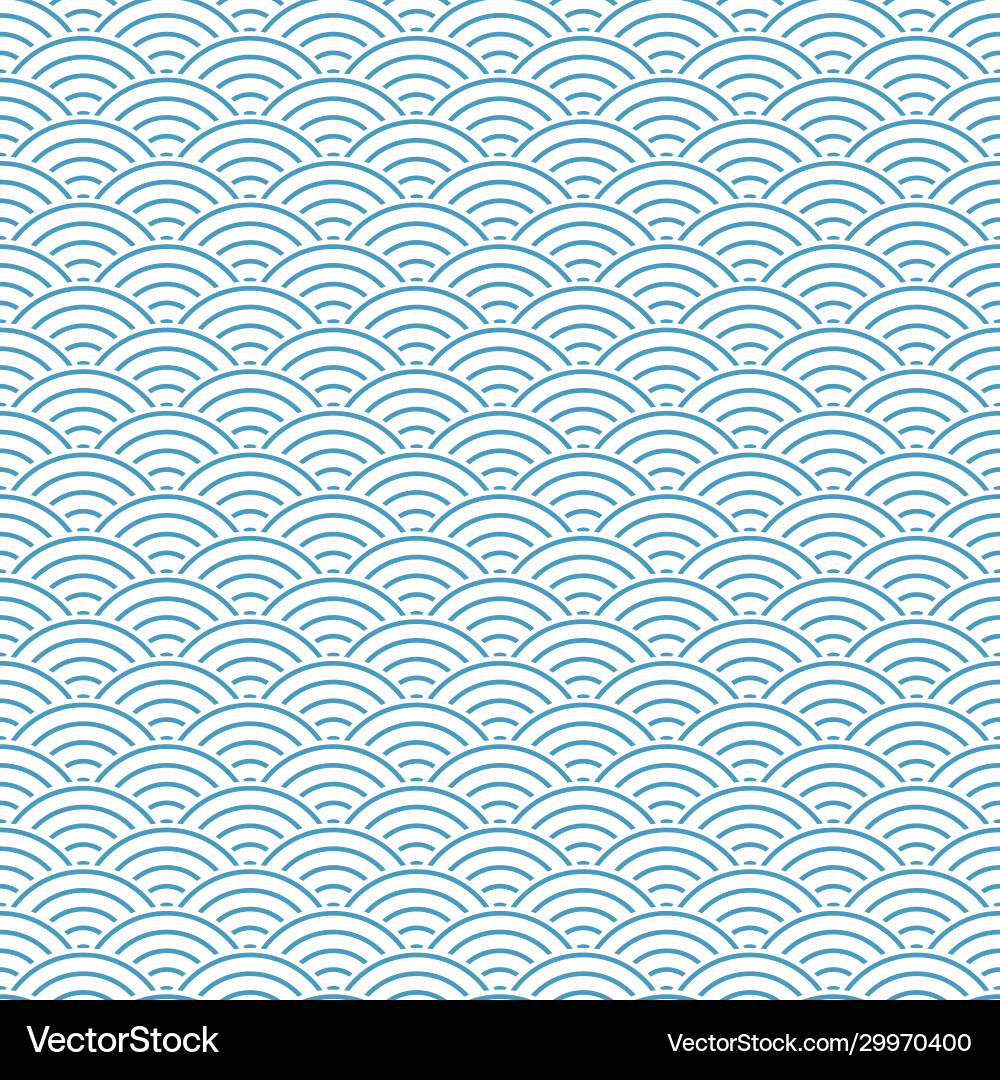 Seamless wave pattern Vector Image