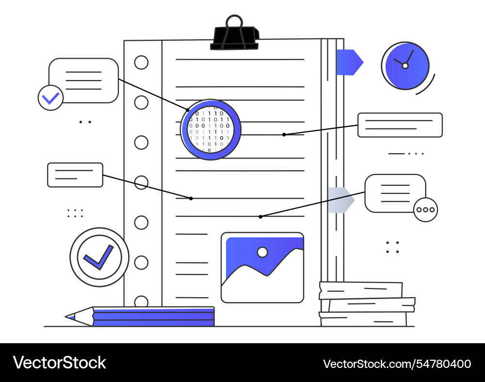 Task management Task management vector image