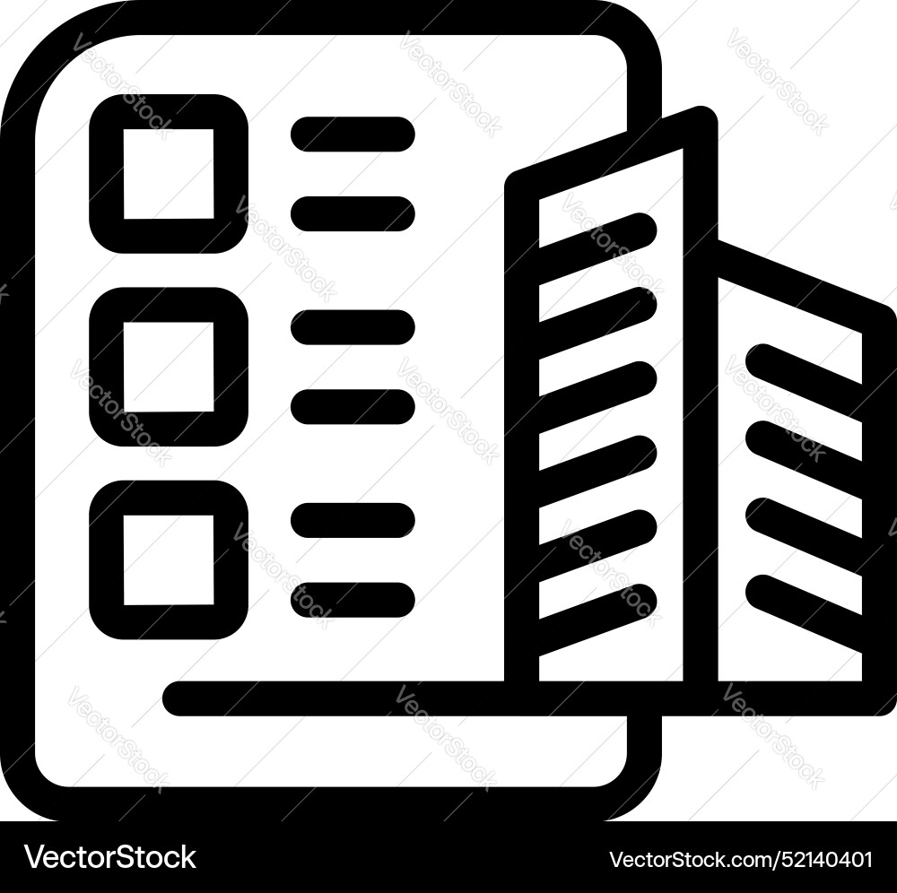 Architect presenting new building project using Architect presenting new building project using vector image
