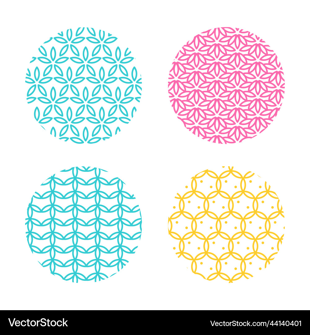 Circle line background pattern for the design Circle line background pattern for the design Vector Image