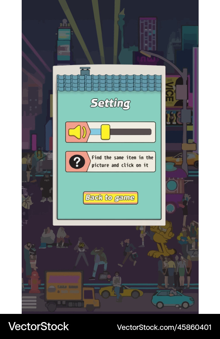Complete set of level button game ui pop-up icon vector image