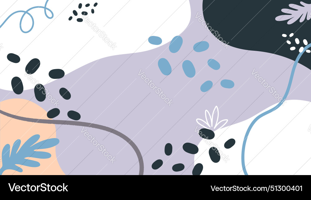 Seamless pattern background with abstract shapes vector image