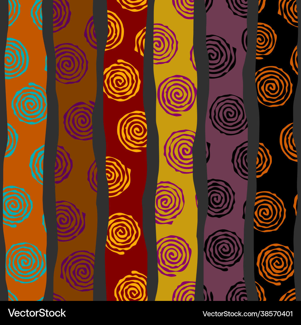 Tribal style seamless pattern image Vector Image
