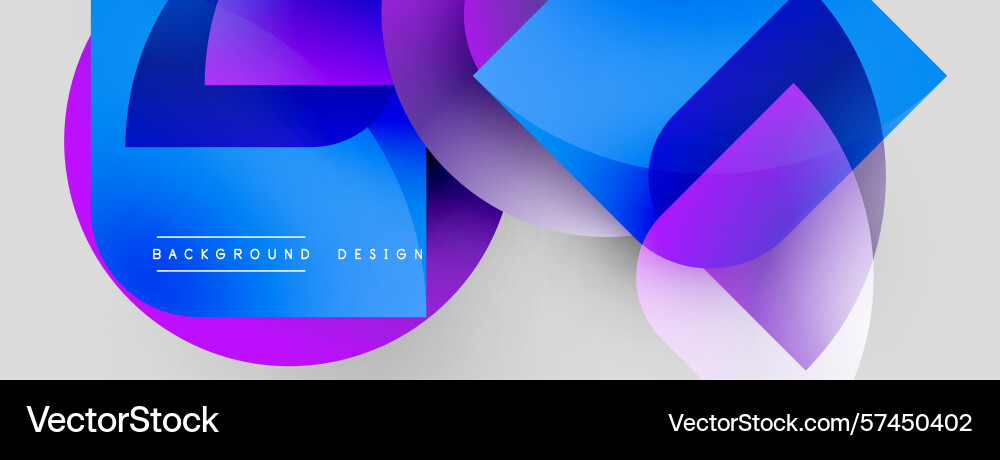 Abstract colorful shapes overlap gradient hues Abstract colorful shapes overlap gradient hues vector image