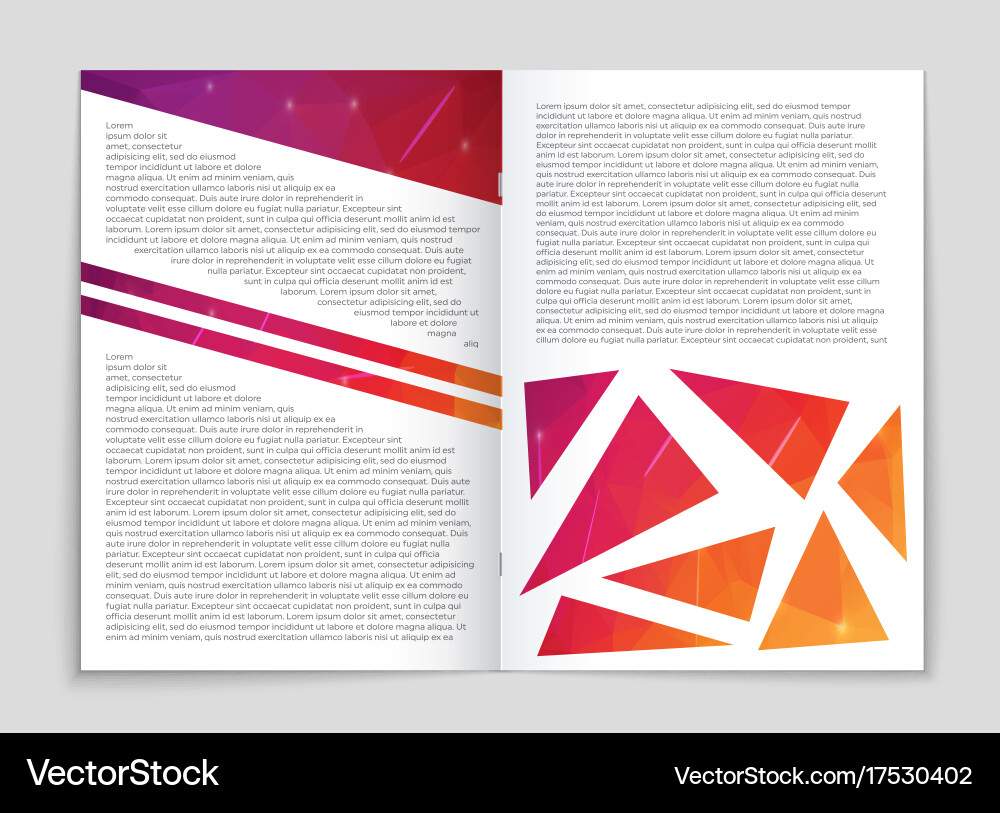 Abstract layout background set for art Vector Image