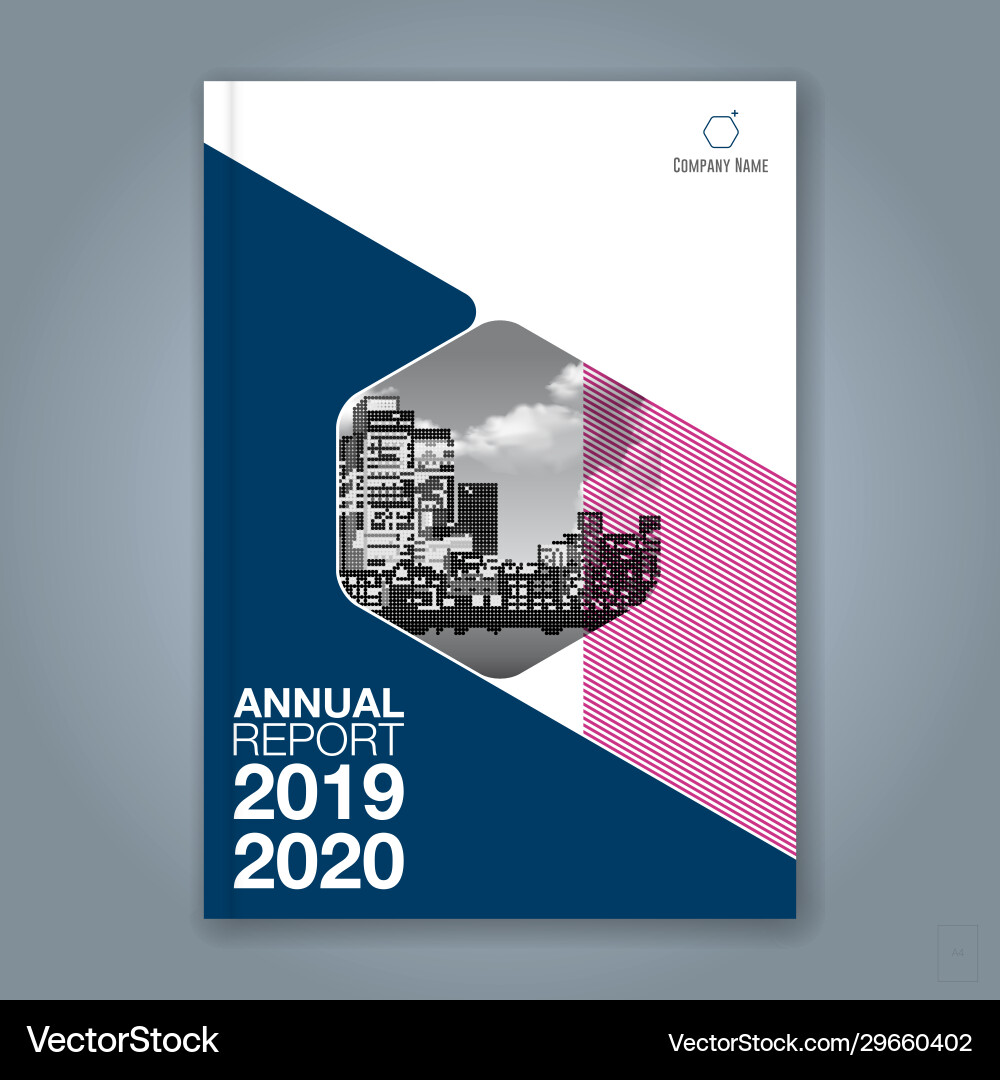 Cover annual report 1602 Vector Image