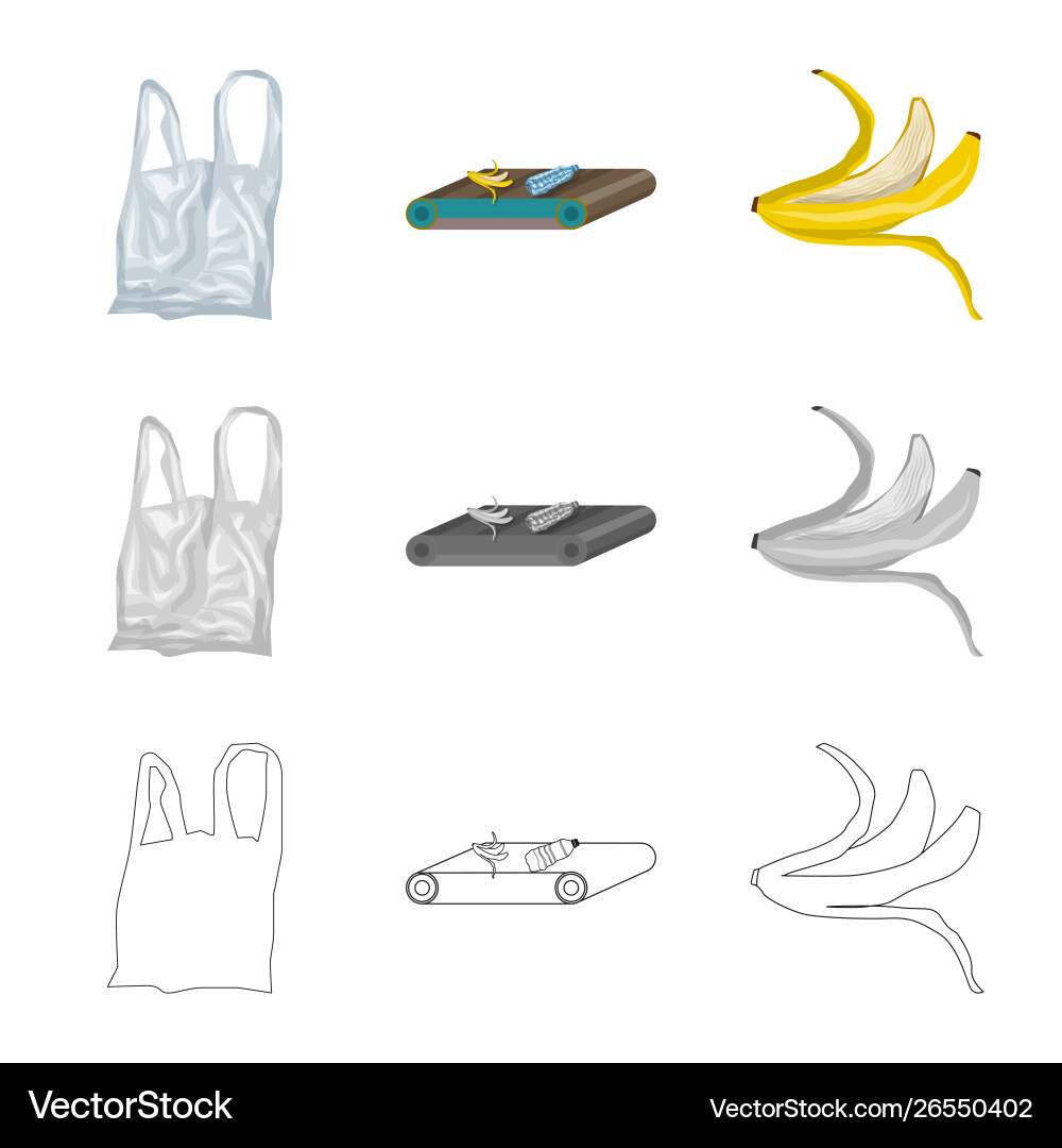 Design refuse and junk icon collection Design refuse and junk icon collection vector image