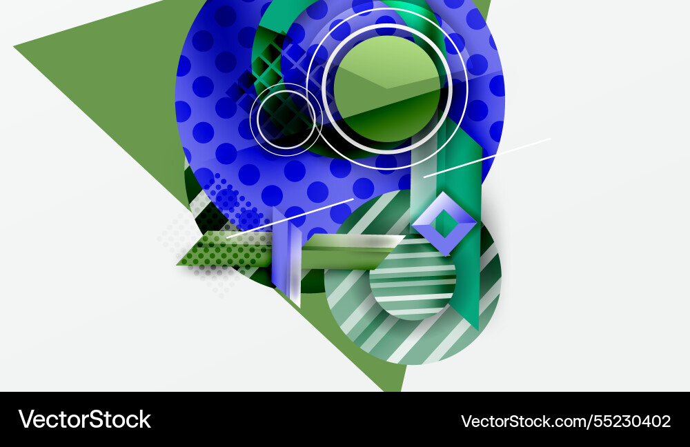 Dynamic complex geometric abstract background Dynamic complex geometric abstract background Vector Image