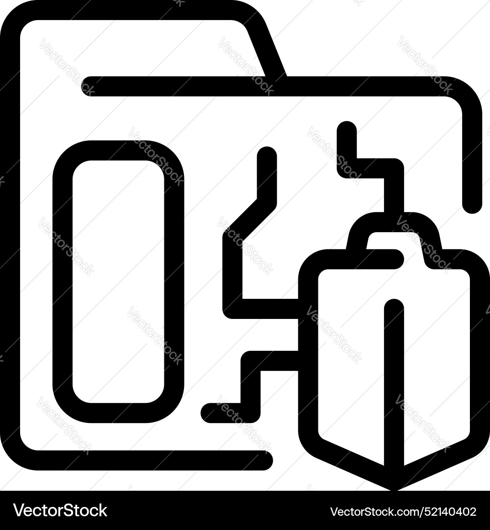 Electronic circuit board connecting to a computer Vector Image