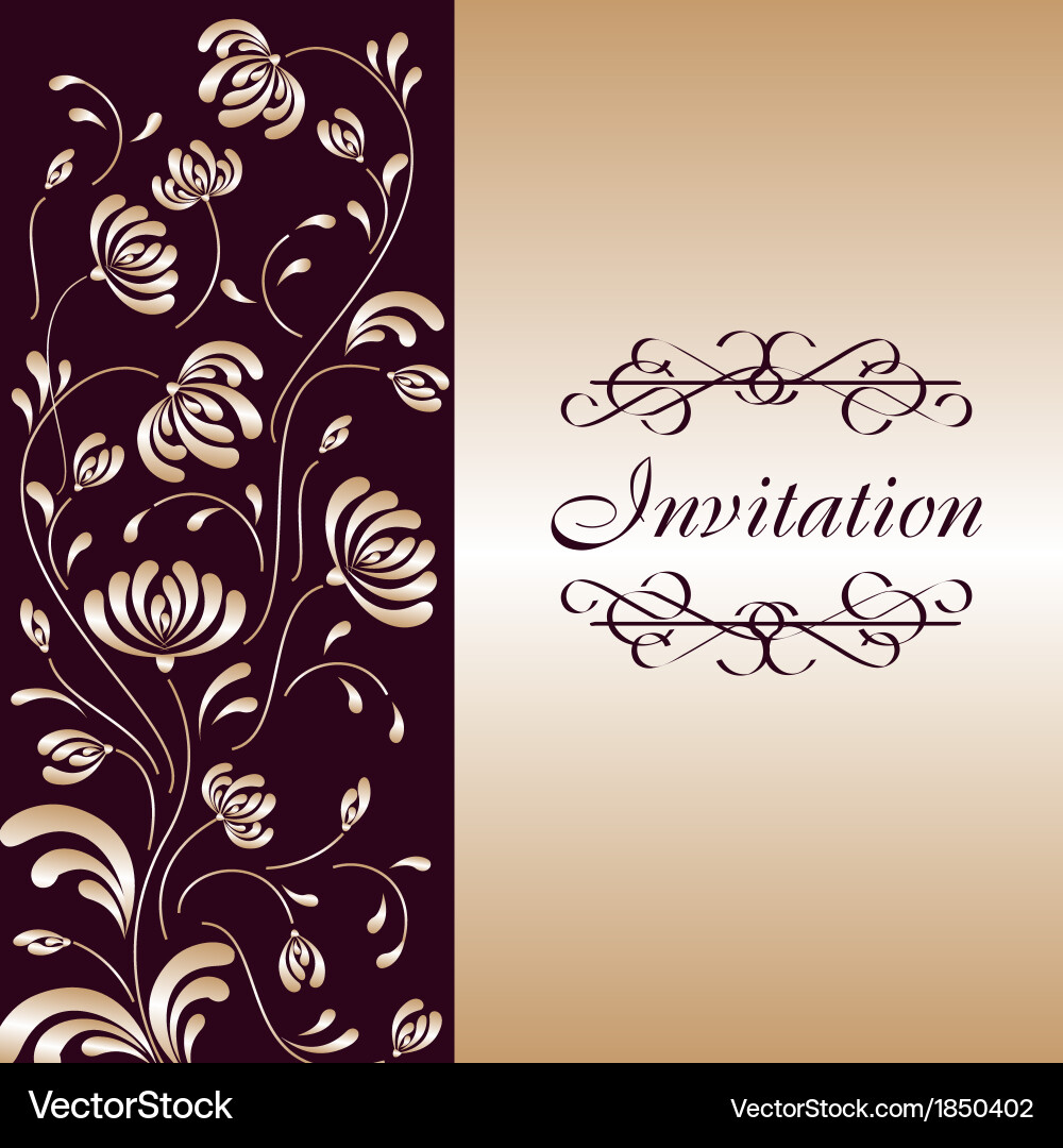 Flower postcard Vector Image