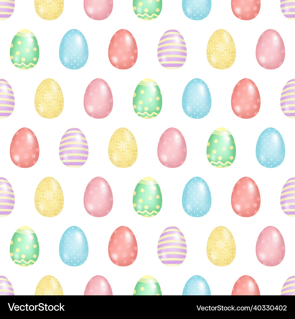 Hand drawn seamless pattern of many different Vector Image