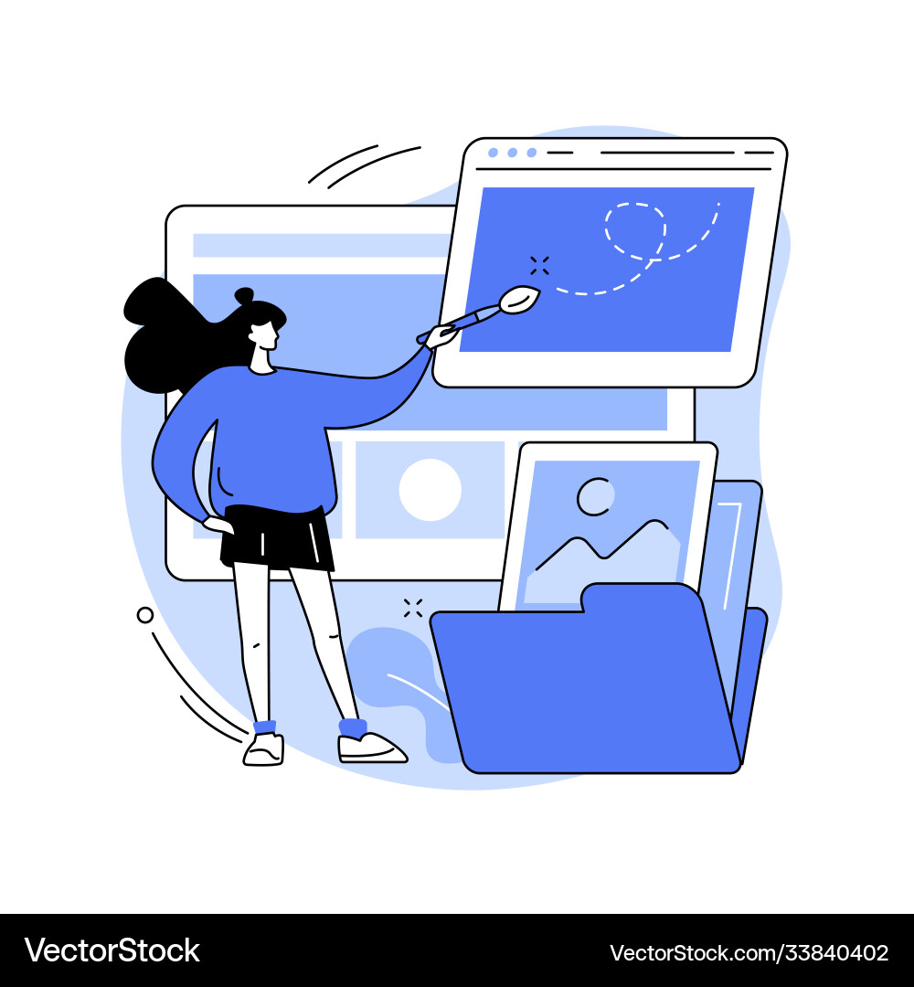 Website Development Concepts vector image