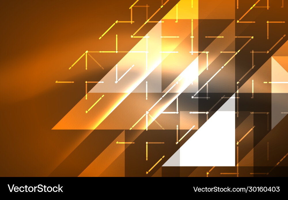Abstract background mosaic triangle pattern vector image