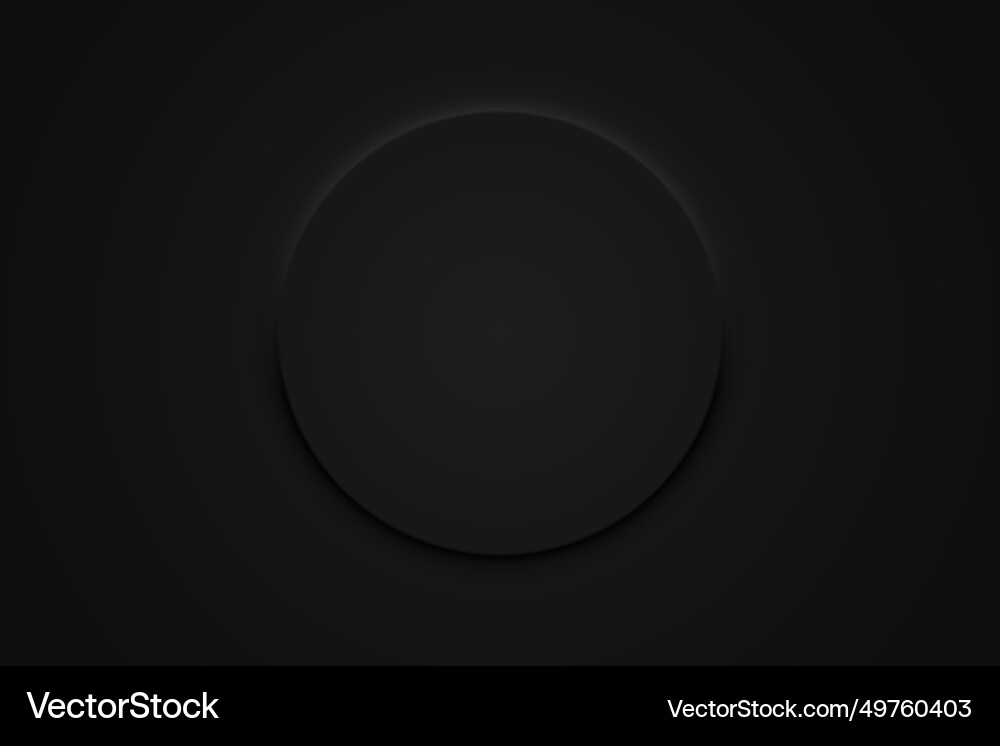 Abstract black background circle shape with light Abstract black background circle shape with light vector image