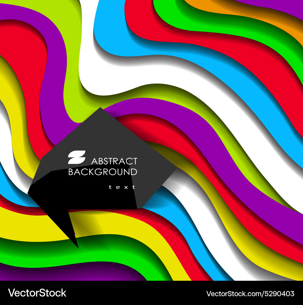 Abstract colorful lines background vector image