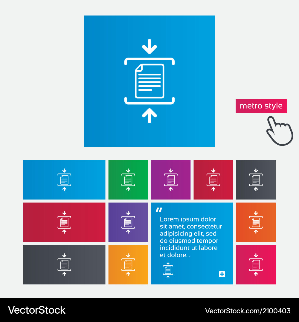 Archive file icon compressed zipped vector image