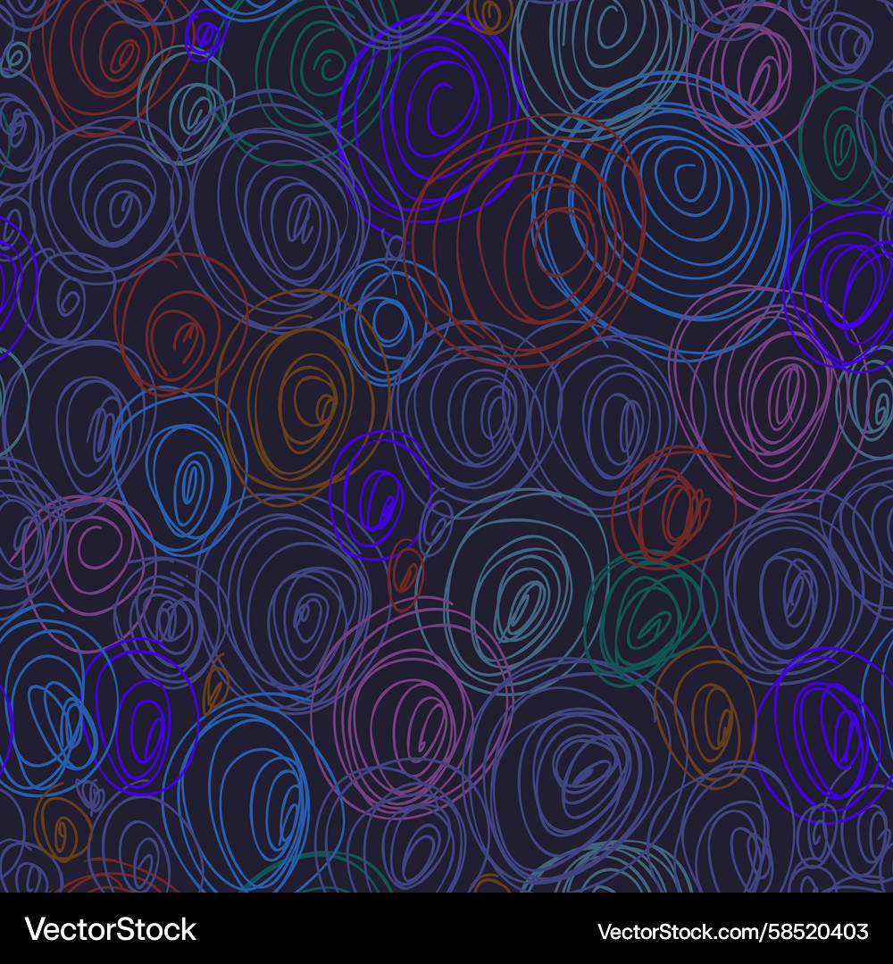 Concentric Circle Pattern Vector Image
