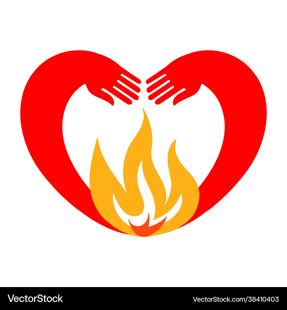 Heart icon with simple design on white background Heart icon with simple design on white background vector image