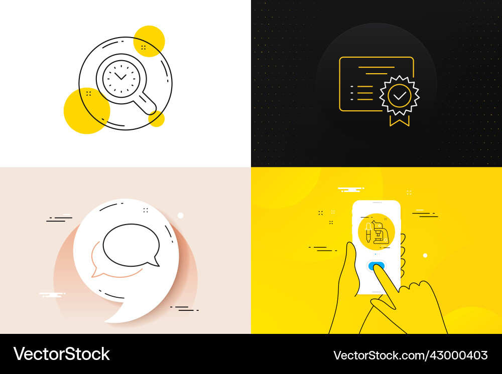 Minimal set of microscope certificate Minimal set of microscope certificate vector image