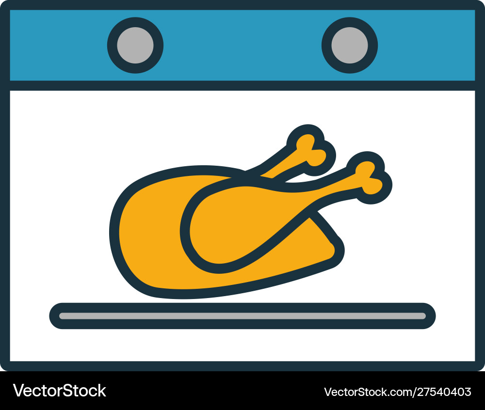 Oven icon set four elements in different styles Vector Image