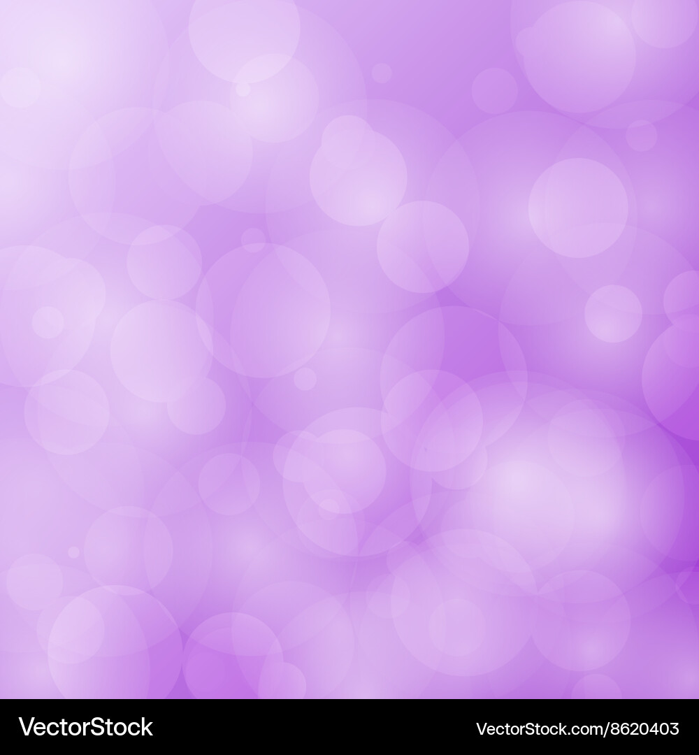 Violet Bokeh Circles Abstract vector image