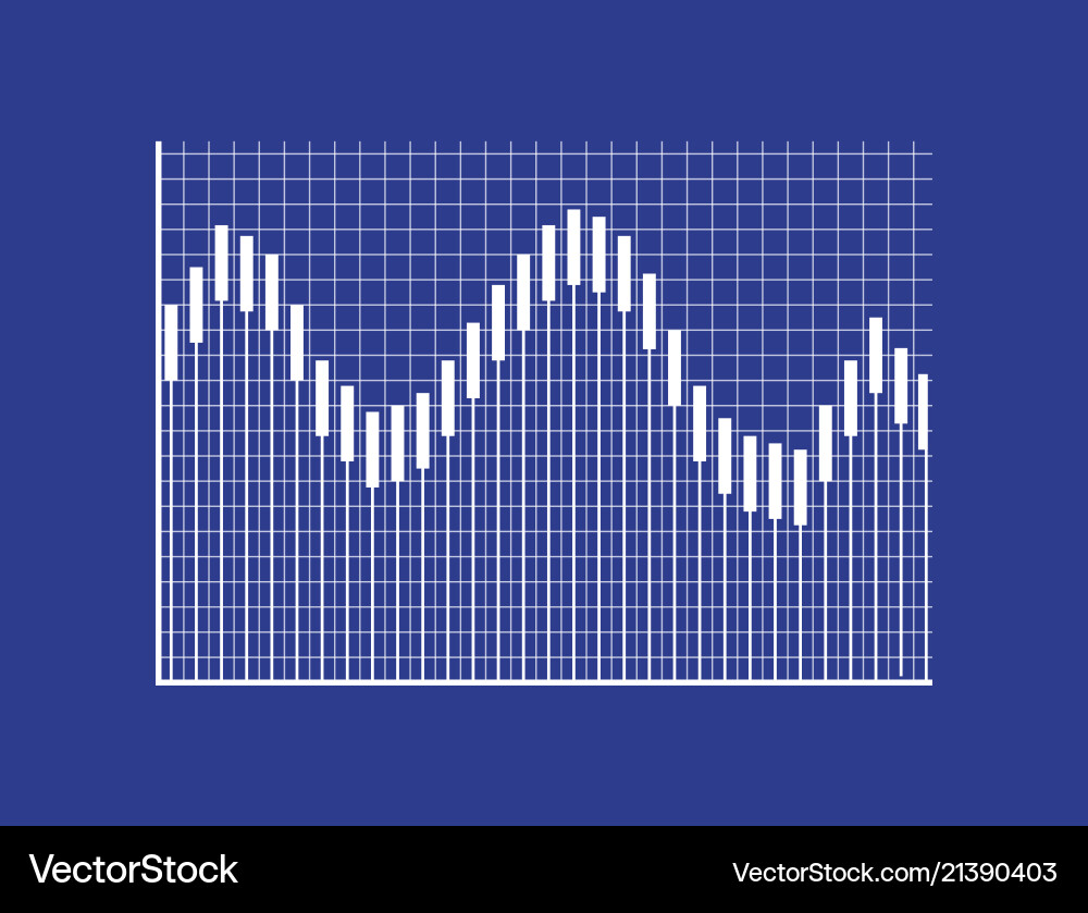 Visual graphic with thin bars on checkered field Visual graphic with thin bars on checkered field vector image