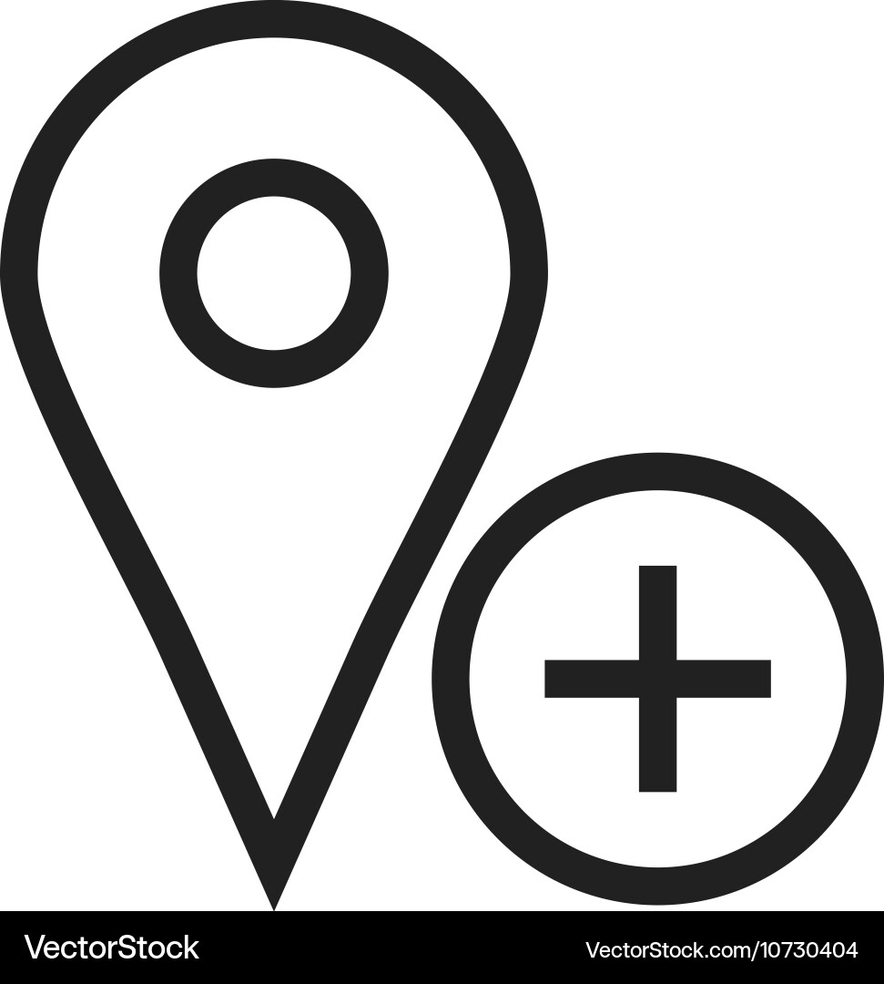 Add location vector image