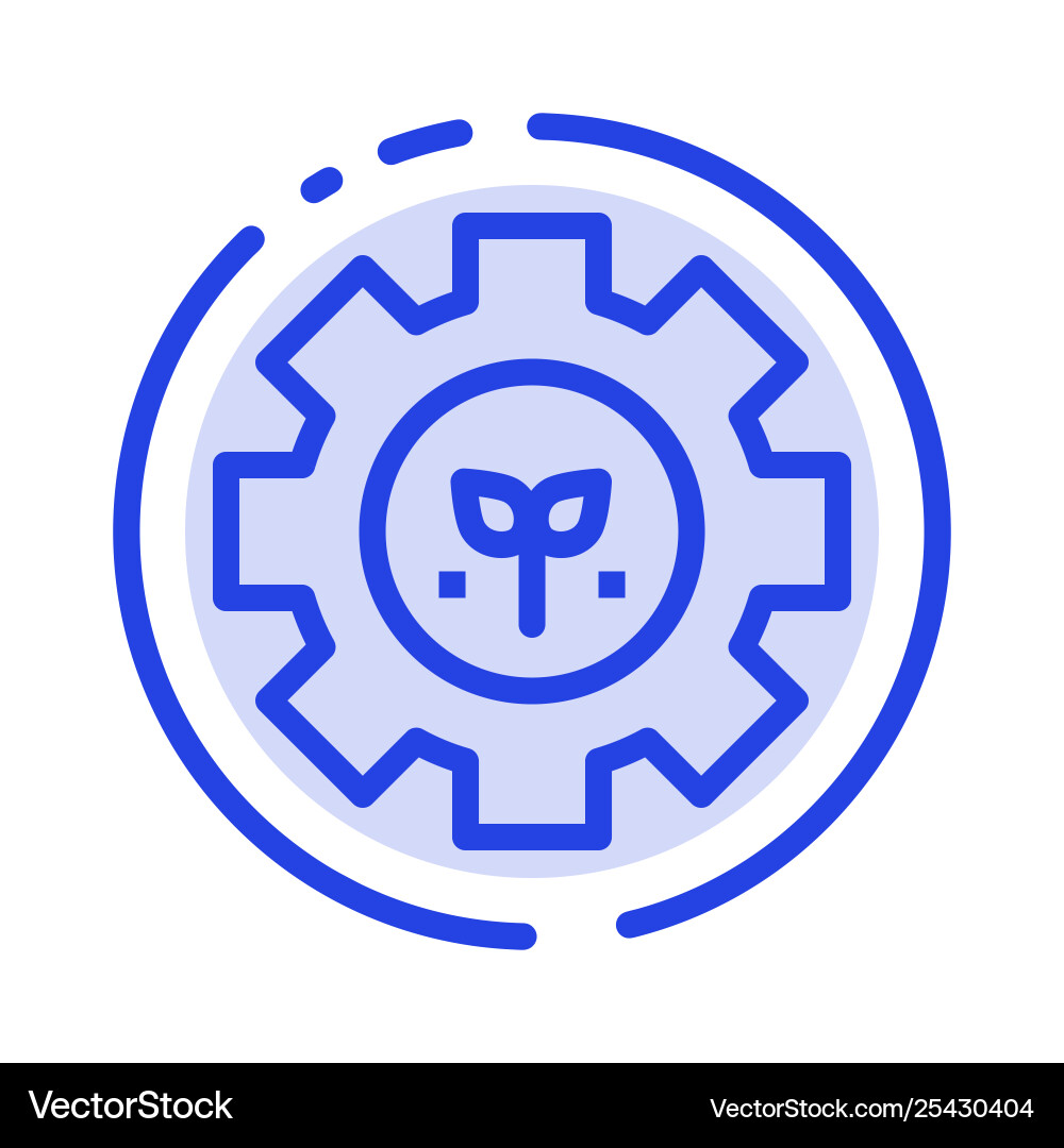 Anlagen-Gear-Einstellung - Umwelt-Icon Vektorbild