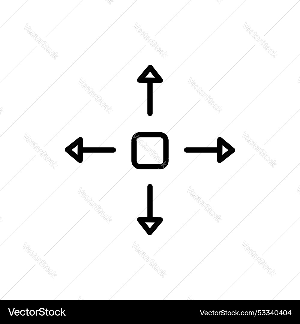 Flexibility icon set flexible arrow business web Flexibility icon set flexible arrow business web vector image
