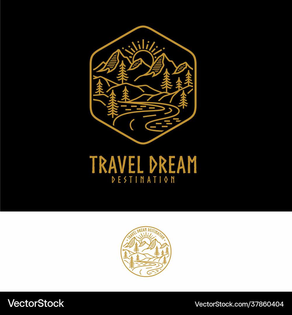 Logo Traumreise Reiseziele und Urlaub Logo Traumreise Reiseziele und Urlaub vektorbild